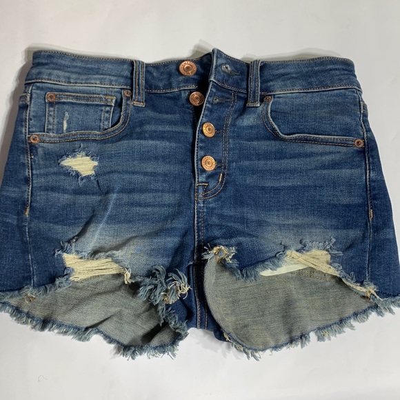 American Eagle short for teenagers girls size2 jean color - Picture 1 of 4